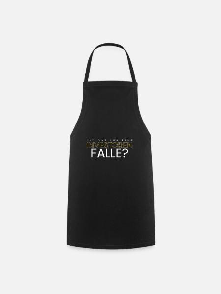 Ist das nur eine Falle? - Kochschürze - Schwarz
