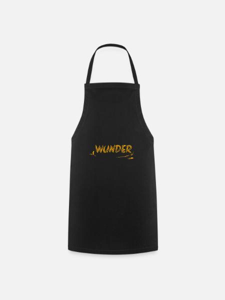Geschenkidee Wunder - Kochschürze - Schwarz