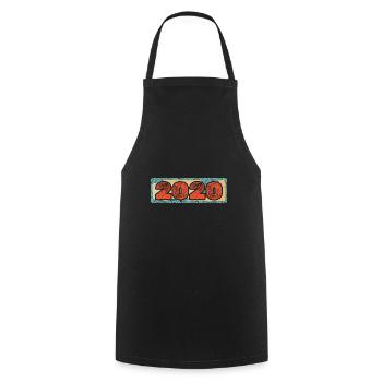 2020 - Cooking Apron - black - Front - AI Model Male 185 dark (185cm)