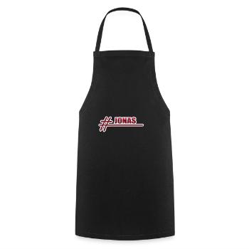 Style Jonas - Cooking Apron - black - Front - AI Model Male 185 dark (185cm)