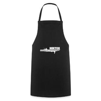 Splash of colour Hector - Cooking Apron - black - Front - AI Model Male 185 dark (185cm)