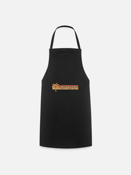 Cadeau pour Lanzarote - Tablier de cuisine - noir