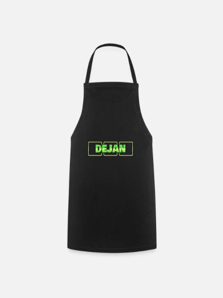 Geschenkidee Dejan - Kochschürze - Schwarz