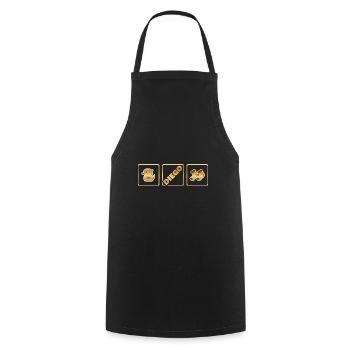Geschenk für Diego - Kochschürze - Schwarz - Vorne - AI Model Male 185 dark (185cm)