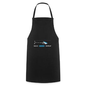 RC Helicopter Hélicoptère Modèle modèle Crash Pilot - Tablier de cuisine - noir - Devant - AI Model Male 185 dark (185cm)