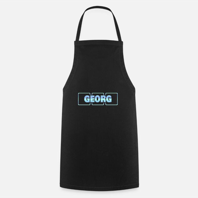 Grossesse Georg - Tablier de cuisine - noir