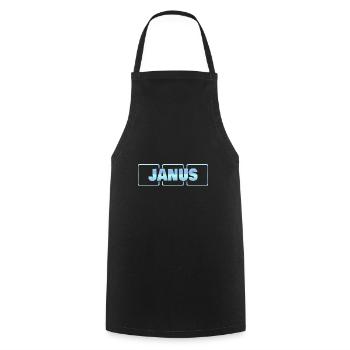 Gift for Janus - Cooking Apron - black - Front - AI Model Male 185 dark (185cm)