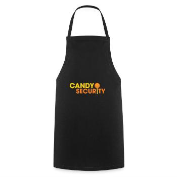 Candy Security Mom Dad Matching Birthday Costume - Kochschürze - Schwarz - Vorne - AI Model Male 185 dark (185cm)