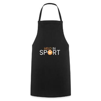 Held in Sport - Kochschürze - Schwarz - Vorne - AI Model Male 185 dark (185cm)