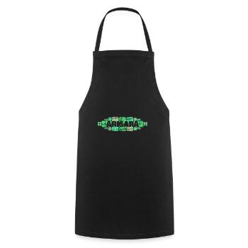Geschenk für Arisara - Kochschürze - Schwarz - Vorne - AI Model Male 185 dark (185cm)