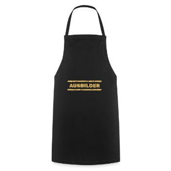 Profession Instructor - Cooking Apron - black - Front - AI Model Male 185 dark (185cm)
