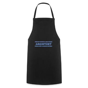 Architect as a profession - Cooking Apron - black - Front - AI Model Male 185 dark (185cm)