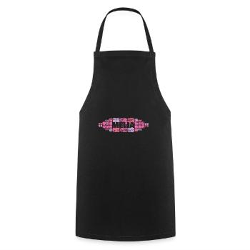 Mutti Melia - Kochschürze - Schwarz - Vorne - AI Model Male 185 dark (185cm)