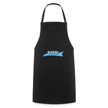 Geschenk für Bobbi - Kochschürze - Schwarz - Vorne - AI Model Male 185 dark (185cm)