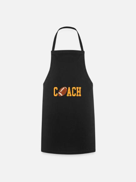 Vintage Football Coach Designs T-Shirt Present - Kochschürze - Schwarz