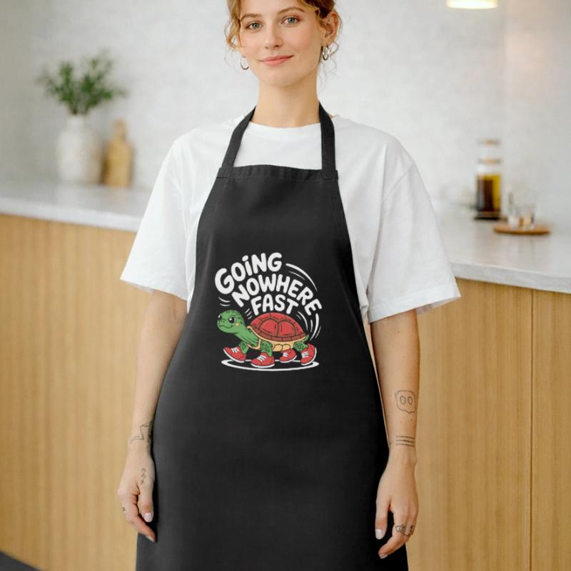Turtle pace in style Cooking Apron