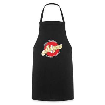 My Home Aargau Gift - Cooking Apron - black - Front - AI Model Male 185 dark (185cm)