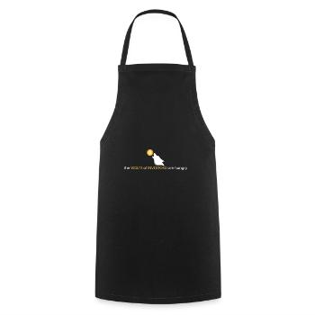 hungrige Wölfe von Investoren - Kochschürze - Schwarz - Vorne - AI Model Male 185 dark (185cm)