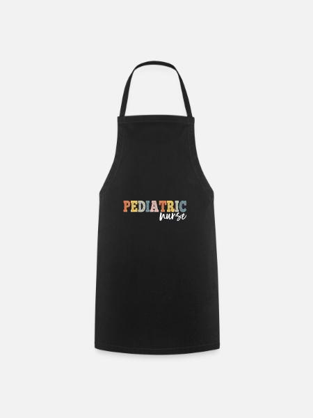 Infirmière pédiatrique Infirmière pédiatrique IA IA - Tablier de cuisine - noir