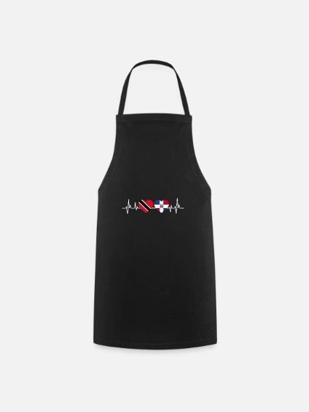 Trinidad and Tobago flag - Cooking Apron - black