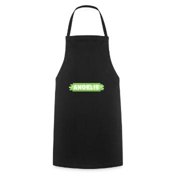Gift idea Angelie - Cooking Apron - black - Front - AI Model Male 185 dark (185cm)