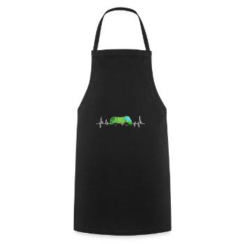 Garbage trucks, garbage day, garbage collection - Cooking Apron - black - Front - AI Model Male 185 dark (185cm)