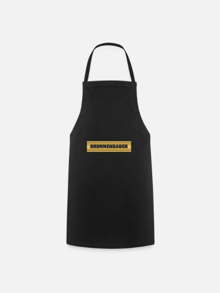 Beruf Brunnenbauer - Kochschürze - Schwarz