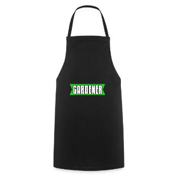 Cool Gardener Lover Designs T-Shirt Present Gift - Kochschürze - Schwarz - Vorne - AI Model Male 185 dark (185cm)