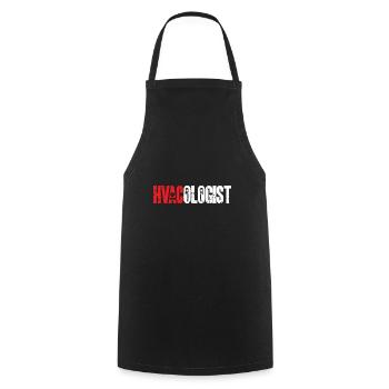 Chauffage, Climatisation, Ventilation, Technicien - Tablier de cuisine - noir - Devant - AI Model Male 185 dark (185cm)