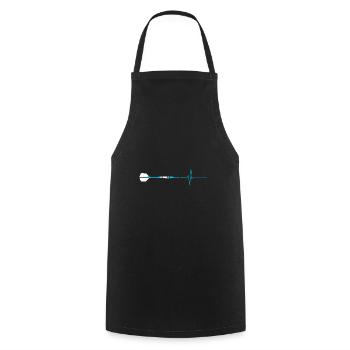 Fléchettes flèche impulsion fléchettes - Tablier de cuisine - noir - Devant - AI Model Male 185 dark (185cm)