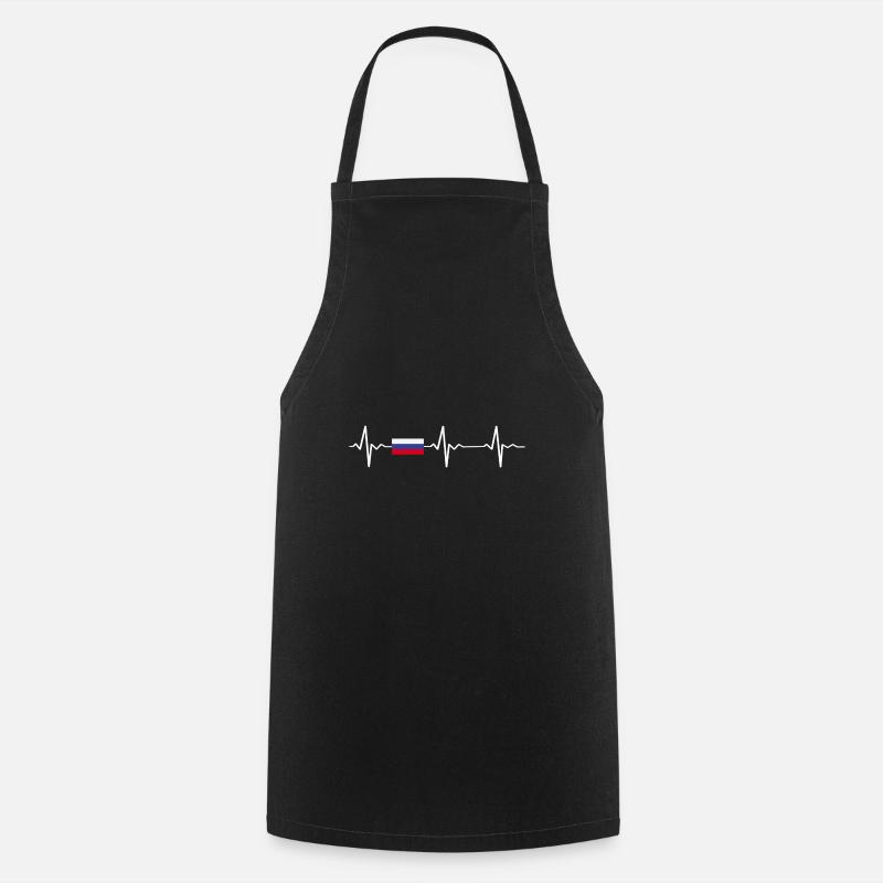 Russie - Tablier de cuisine - noir