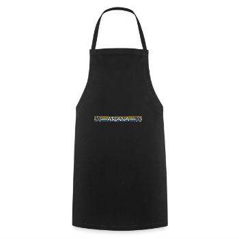 Geschenk für Ariana - Kochschürze - Schwarz - Vorne - AI Model Male 185 dark (185cm)
