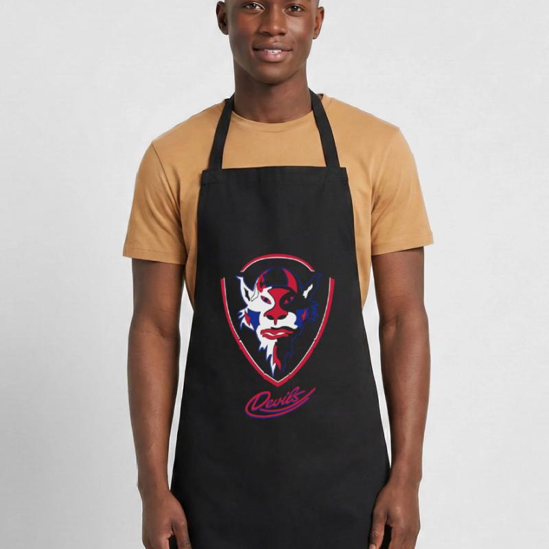 Longing Devils logo with Devils script Cooking Apron