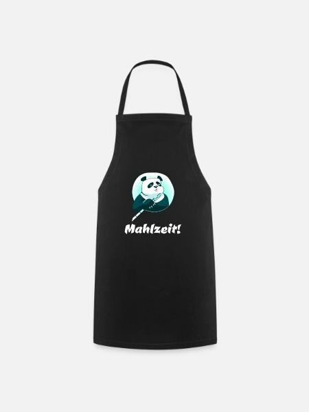 Mahlzeit! - Kochschürze - Schwarz