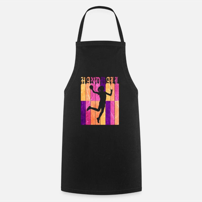 Je Peux Pas J'ai Handball - Évolution Handballeur - Tablier de cuisine - noir