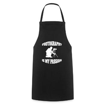 Photographers Saying Camera Funny Photography - Cooking Apron - black - Front - AI Model Male 185 dark (185cm)