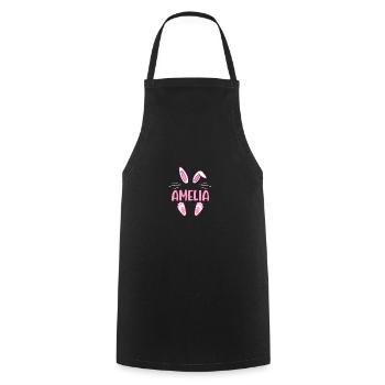 AMELIA Easter - Cooking Apron - black - Front - AI Model Male 185 dark (185cm)