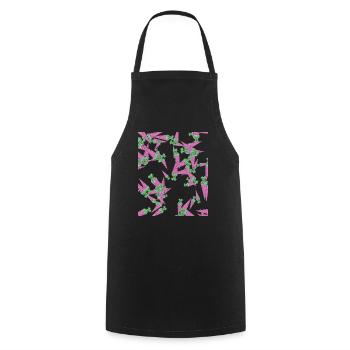 School bag back to school - Cooking Apron - black - Front - AI Model Male 185 dark (185cm)