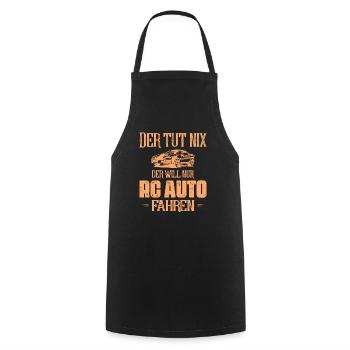 Der tut nix der will nur RC Auto fahren Modellbau - Kochschürze - Schwarz - Vorne - AI Model Male 185 dark (185cm)