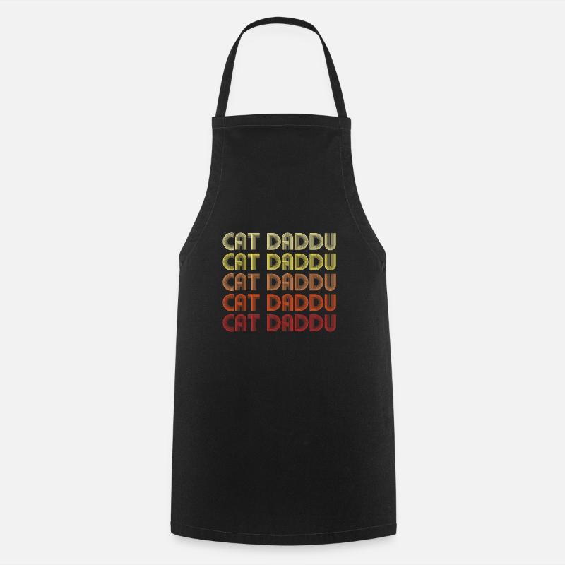 Chat Daddu - Tablier de cuisine - noir