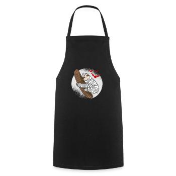 Sloth Moon Bats Cute Halloween Animal - Cooking Apron - black - Front - AI Model Male 185 dark (185cm)