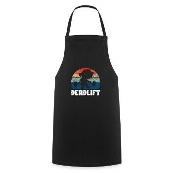 Zombie Deadlift Funny Gym Halloween - Cooking Apron - black - Front - AI Model Male 185 dark (185cm)
