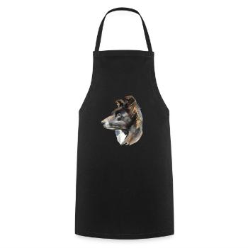 Border Collie Hund Hundebesitzer Hundeliebhaber - Kochschürze - Schwarz - Vorne - AI Model Male 185 dark (185cm)