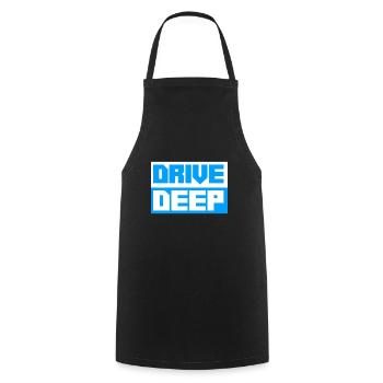 Lowered Tuning Car - Cooking Apron - black - Front - AI Model Male 185 dark (185cm)