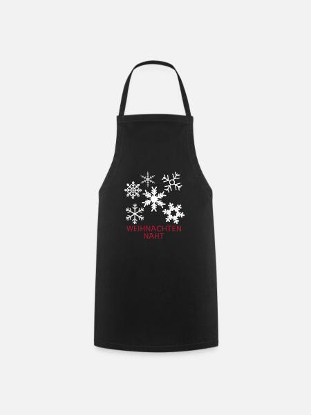 Weihnachten naht - Kochschürze - Schwarz