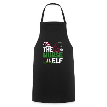 Drôle de groupe de pyjama familial assorti Noël - Tablier de cuisine - noir - Devant - AI Model Male 185 dark (185cm)