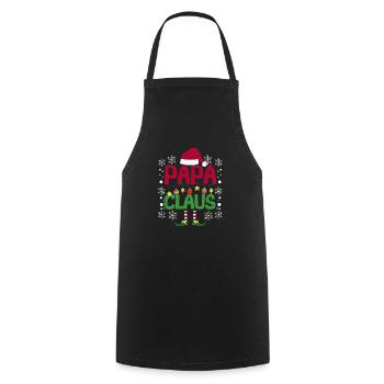 Santa Matching Famille Pyjama de Noël Noël Noël - Tablier de cuisine - noir - Devant - AI Model Male 185 dark (185cm)
