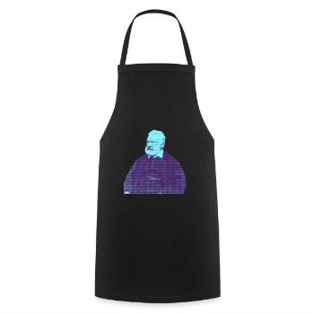 Victor Hugo - French romantic writer - Cooking Apron - black - Front - AI Model Male 185 dark (185cm)