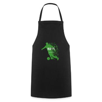 Nationalmannschaft Saudi Arabien Fußball Weltmeist - Kochschürze - Schwarz - Vorne - AI Model Male 185 dark (185cm)