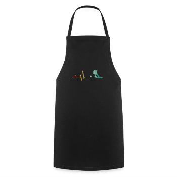 Snowboard Pulse Snowboarder Mountains Snowboarding - Cooking Apron - black - Front - AI Model Male 185 dark (185cm)